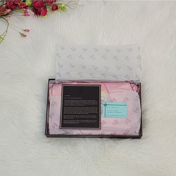 Satin Robe Lingerie Designer Gift Box Luxury Silky BEST SELLER Holiday Gift NEW - Picture 4 of 13